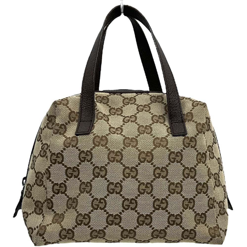Gucci Handbag GG Canvas Handheld Beige Brown - Picture 2 of 10